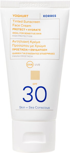 KORRES Yoghurt Getönte Sonnencreme für das Gesicht SPF30 50 ml von Korres