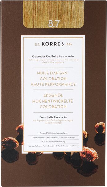 Korres Arganöl Hochentwickelte Coloration 3er Set 8.7 Toffee von Korres