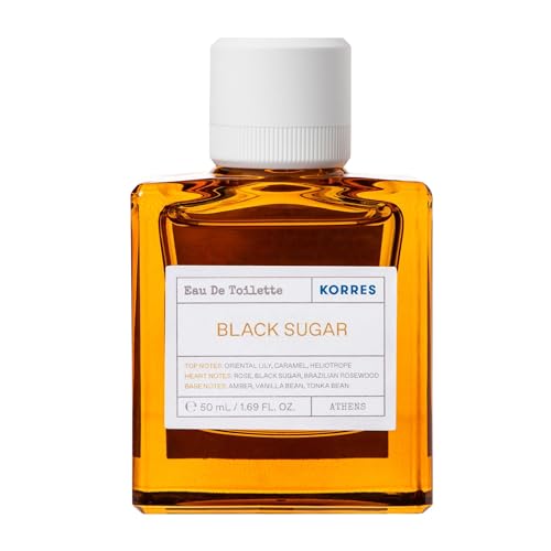 KORRES BLACK SUGAR Eau de Toilette für Damen, floraler, süßer, luxuriöser & orientalischer Damenduft, vegan, 50ml von KORRES