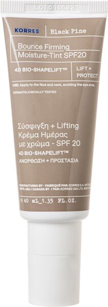 Korres Black Pine 4D BioShapeLift Straffende Feuchtigkeitscreme, getönt SPF20 40 ml von Korres