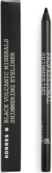 Korres Black Volcanic Minerals Shimmering Eyeliner BlackNr. 01 - Black 1,2 ml von Korres