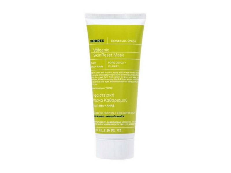 Korres Gesichtsmaske Santorini Grape Hautverfeinernde Maske mit Vulkansand von Korres
