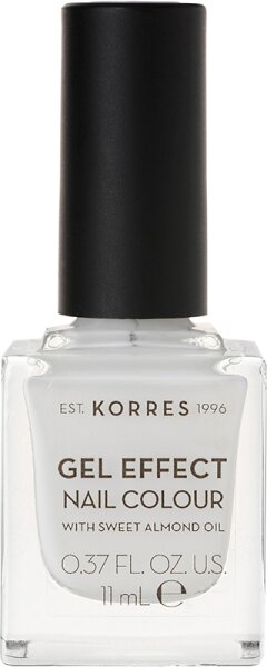 Korres Sweet Almond Nail Colour 01 Blanc White 11 ml von Korres