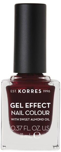 Korres Sweet Almond Nail Colour 57 Burgundy Red 11 ml von Korres
