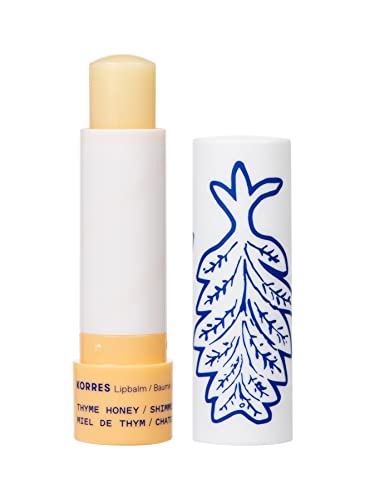 KORRES pflegender Lip Balm Thyme Honey, schimmernd, Lippenpflege mit Johanniskrautöl, dermatologisch getestet & vegan, 4,5 g von KORRES