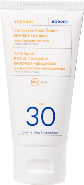 Korres Yoghurt Sonnencreme für das Gesicht 50 ml SPF30 von Korres