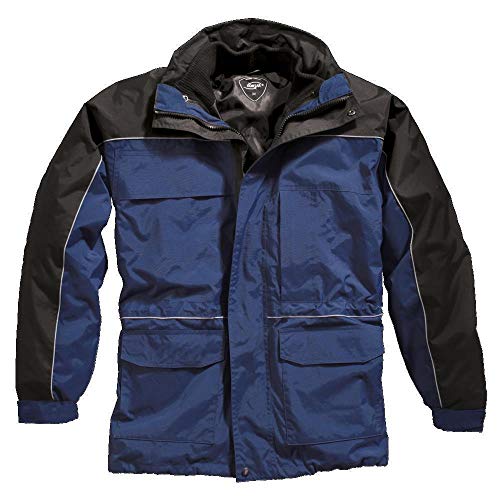 KORSAR Kapuzenjacke MONTEGO II Marineblau/Schwarz Winterjacke Regenjacke S von Korsar