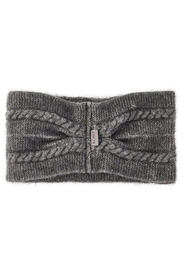 Koru Knitwear Stirnband Possum Merino Zopfmuster Stirnband aus der Possumhaarfaser Koru Knitwear Stirnband Possum Merino Zopfmuster Stirnband aus der Possumhaarfaser von Koru Knitwear