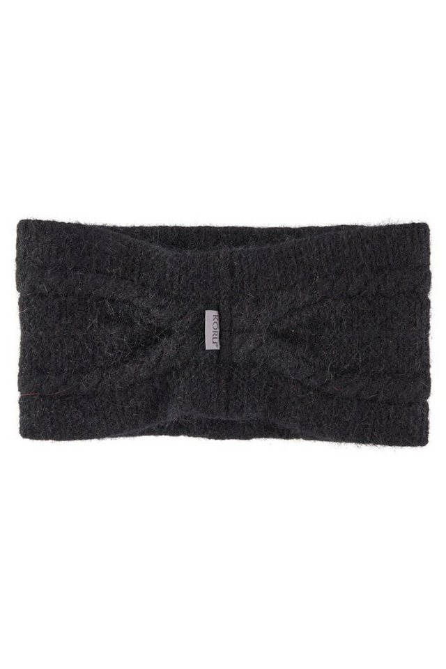 Koru Knitwear Stirnband Possum Merino Zopfmuster Stirnband aus der Possumhaarfaser Koru Knitwear Stirnband Possum Merino Zopfmuster Stirnband aus der Possumhaarfaser von Koru Knitwear