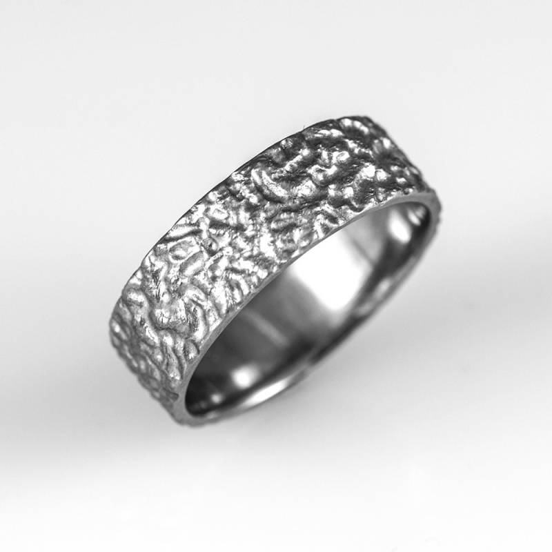 Hochzeit Band, Strukturierte Einzigartige Alternative Ehering Für Männer Und Frauen, Herren von KorusDesign