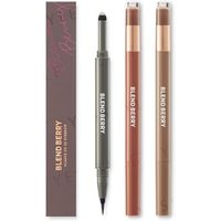 Kose - Blend Berry Nuance On 3D Eyebrow 001 Gray & Nuance Olive von Kose