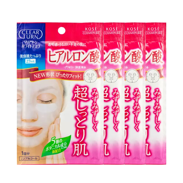 Kose  - Clear Turn White Hyaluronic Acid Mask (4ea) von Kose