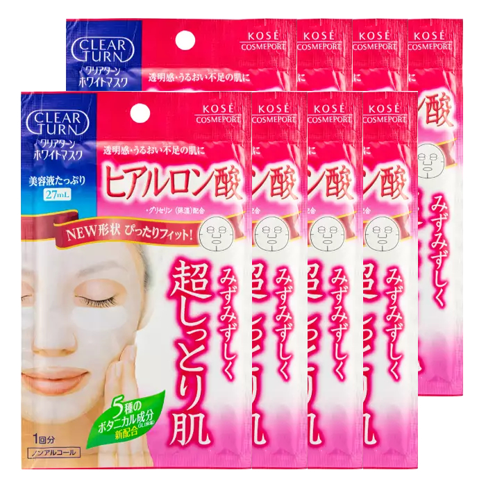 Kose  - Clear Turn White Hyaluronic Acid Mask (8ea) von Kose