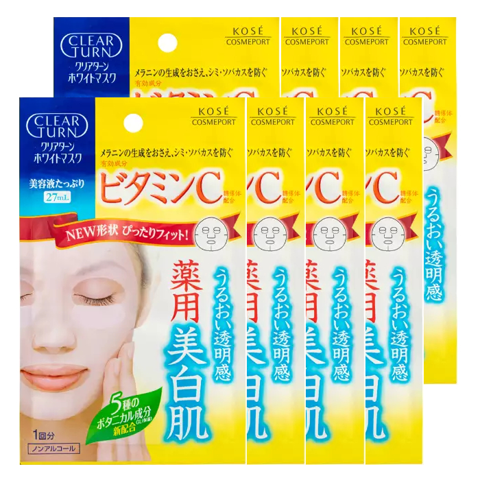 Kose  - Clear Turn White Vitamin C Mask (8ea) von Kose