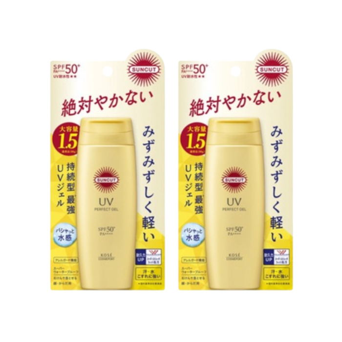 Kose - Suncut UV Perfect Gel Super Water Proof SPF50+ PA++++ - 120g (2ea) Set von Kose