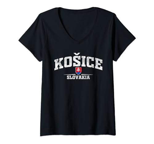 Damen Kosice Slovakia / Slovensko T-Shirt mit V-Ausschnitt Damen Kosice Slovakia / Slovensko T-Shirt mit V-Ausschnitt von Kosice Slovakia / Slovensko Designs