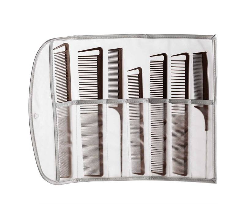 Koskaderm Haarkamm Haarkamm 7er Set, Silikonkämme von Koskaderm