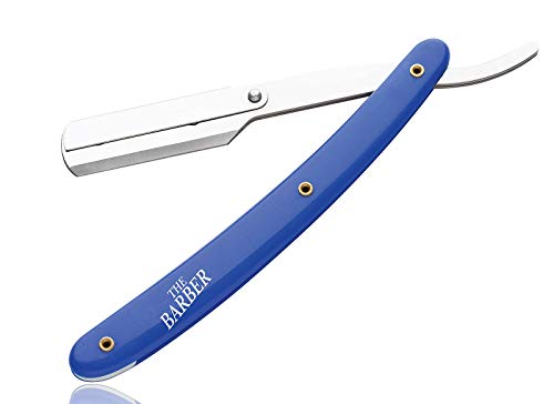 Rasiermesser, Englisch mit Wechselklinge, Blau von Koskaderm