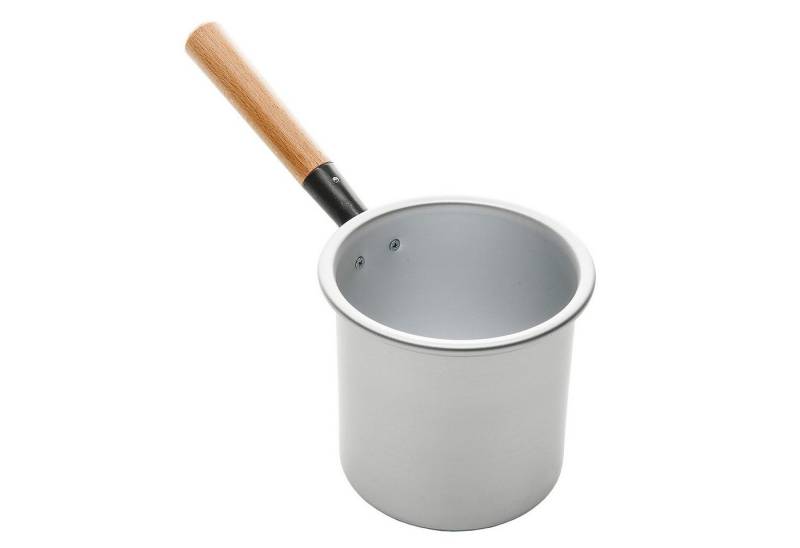 Kosmetex Körperrasierer Stabiler Wachstopf 500ml mit Holzgriff für Scheiben, Perlen, Blöcke Wachswärmer, Topf für Wachs-Erhi von Kosmetex