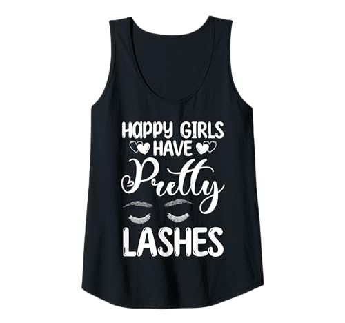 Damen Happy Girls Have Pretty Lashes Cosmetic Studio Tank Top Damen Happy Girls Have Pretty Lashes Cosmetic Studio Tank Top von Kosmetik Studio Wimpern Kosmetikerin