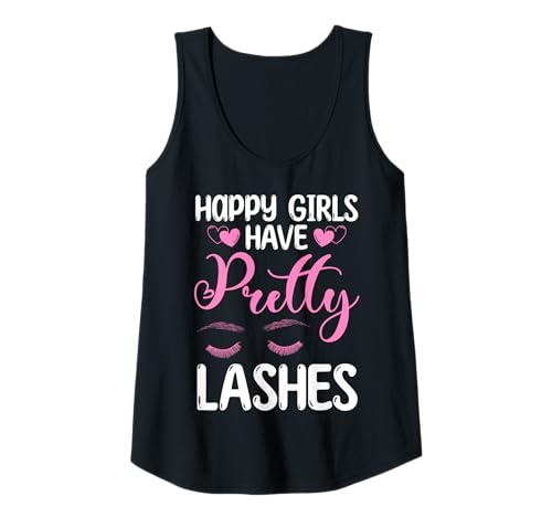 Damen Happy Girls Have Pretty Lashes Cosmetic Studio Tank Top Damen Happy Girls Have Pretty Lashes Cosmetic Studio Tank Top von Kosmetik Studio Wimpern Kosmetikerin