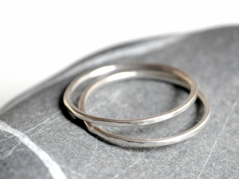 Sterling Silver Rings - Two Stacking Made To Order von Kosmika