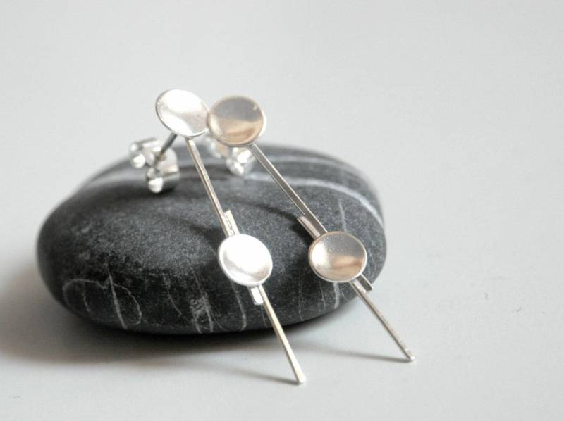 sterling Silver Earrings - Sci Fi Inspired Limited Edition von Kosmika