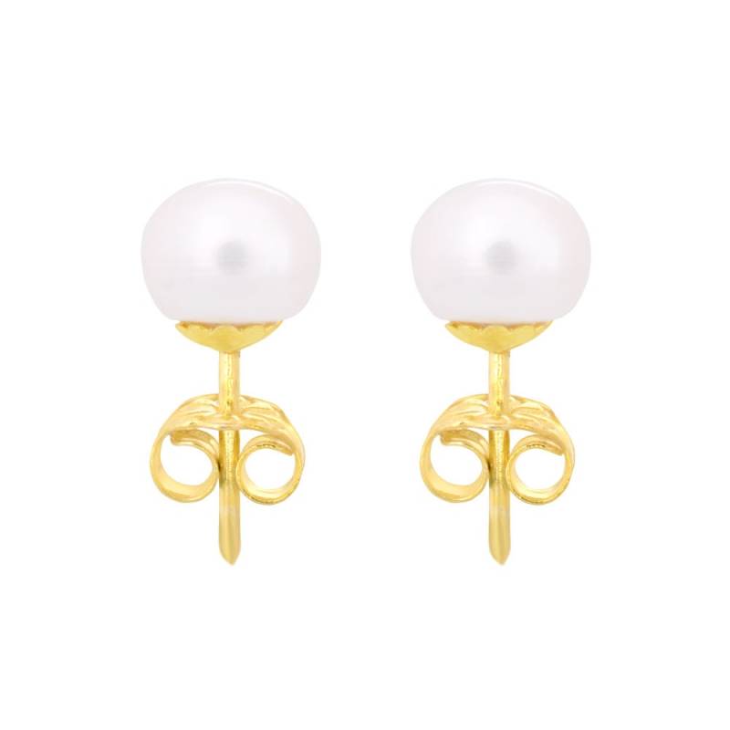 Vergoldete Silberperlen-Ohrringe von KosmimatothikiGR