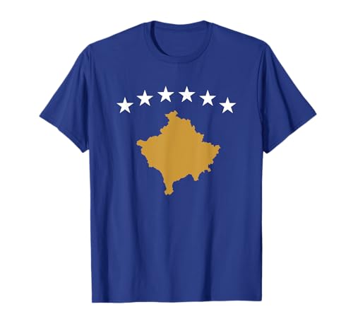 Kosovo-Flagge, Herren, Damen und Kinder T-Shirt Kosovo-Flagge, Herren, Damen und Kinder T-Shirt von Kosovo Flag Tee