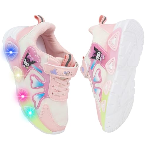 KOSRIAR - Kinder-Laufschuhe mit Glitzer, glänzend, glitzernd, für Mädchen, violett, 19.0 cm KOSRIAR - Kinder-Laufschuhe mit Glitzer, glänzend, glitzernd, für Mädchen, violett, 19.0 cm von Kosriar