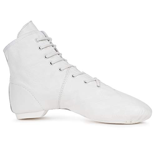 Gardestiefel Viva Dance, Turniertauglich (aus Leder, Geteilte Gummisohle), weiß, 28 von Kostov Sportswear