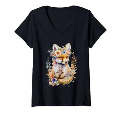 Damen Fuchs Kostüm, Fuchs Kostüm Kinder, Fuchs Kostüm Damen, Fuchs T-Shirt mit V-Ausschnitt Damen Fuchs Kostüm, Fuchs Kostüm Kinder, Fuchs Kostüm Damen, Fuchs T-Shirt mit V-Ausschnitt von Kostüm Fuchs Kinder, Kostüm Fuchs, Fuchs Geschenke