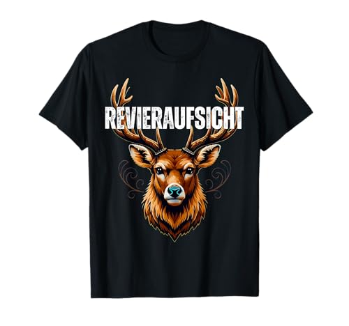 Revieraufsicht Hirsch Jäger Kostüm Herren Damen Kinder T-Shirt Revieraufsicht Hirsch Jäger Kostüm Herren Damen Kinder T-Shirt von Kostüm Jäger Jagdbekleidung Herren Damen Kinder