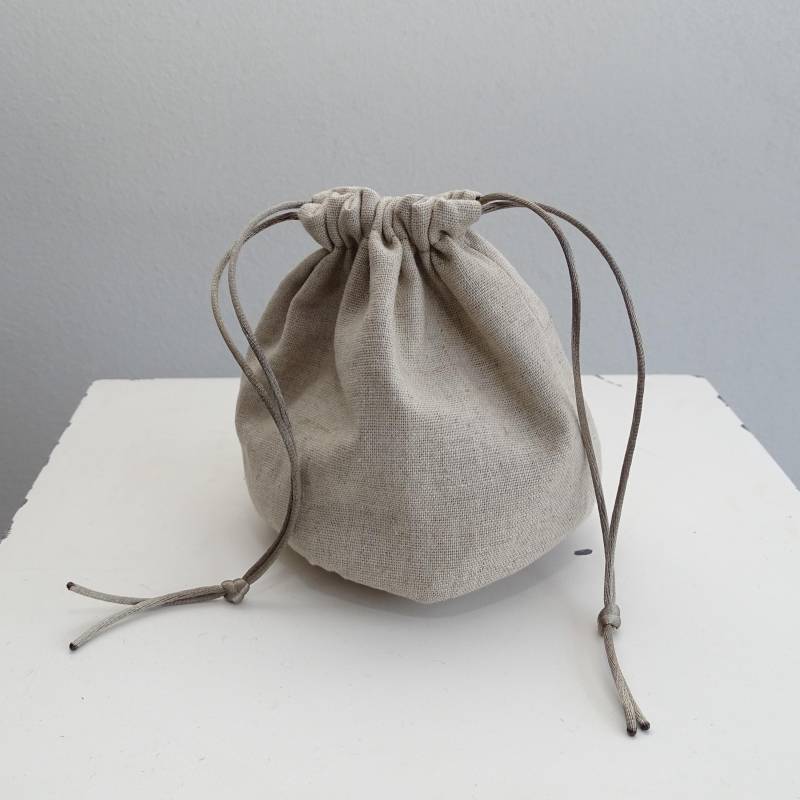 Kleiner Beiger Leinenbeutel Würfelbeutel Beutel Rollenspiel Larp Mittelalter Natur Beige von Kostuemgeschichten