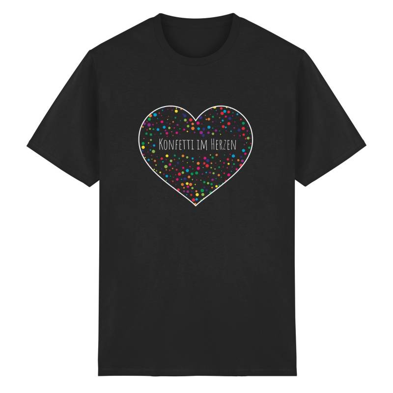 Unisex T-Shirt Konfetti Im Herzen Karneval Design Party & Gruppenkostüm Idee Unisex T-Shirt Konfetti Im Herzen Karneval Design Party & Gruppenkostüm Idee von Kostuemista