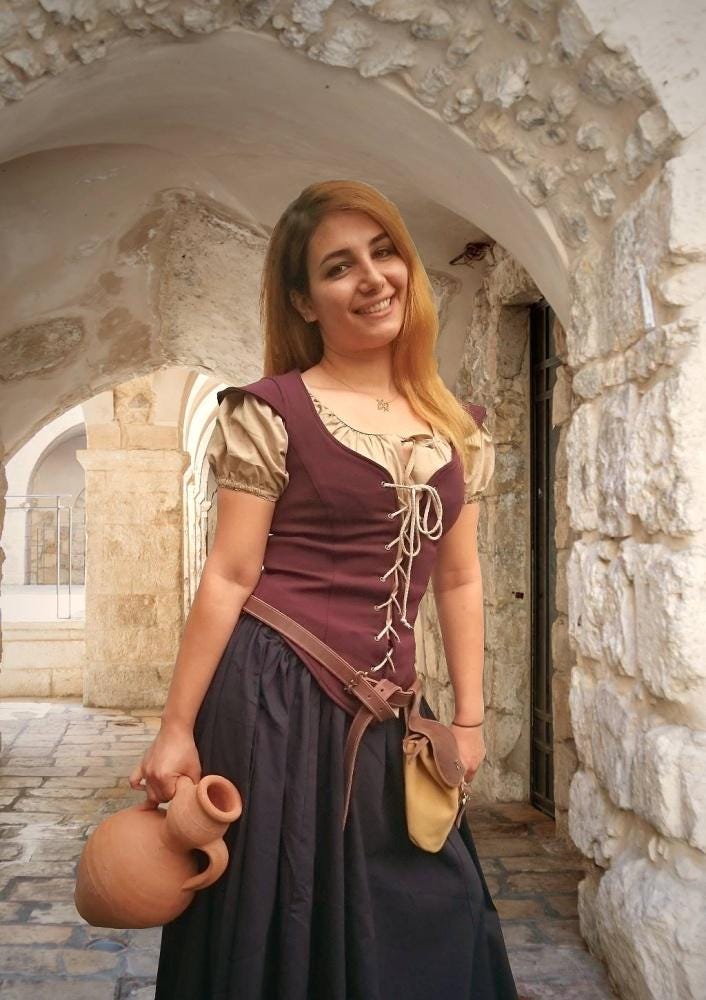 Mieder Enya Baumwolle von KostuemtruheShop