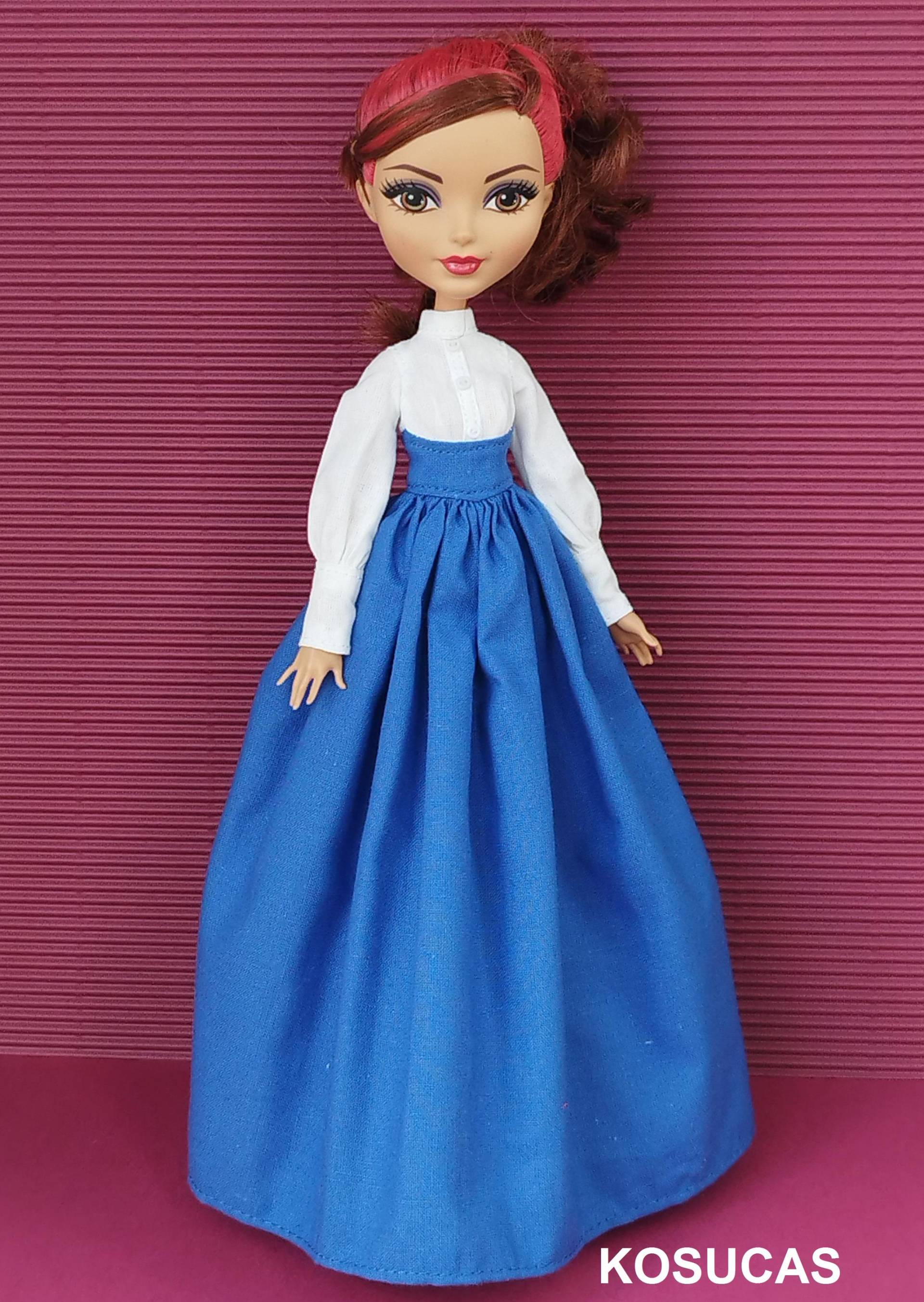 Langes Kleid Für Ever After High Puppen von Kosucas
