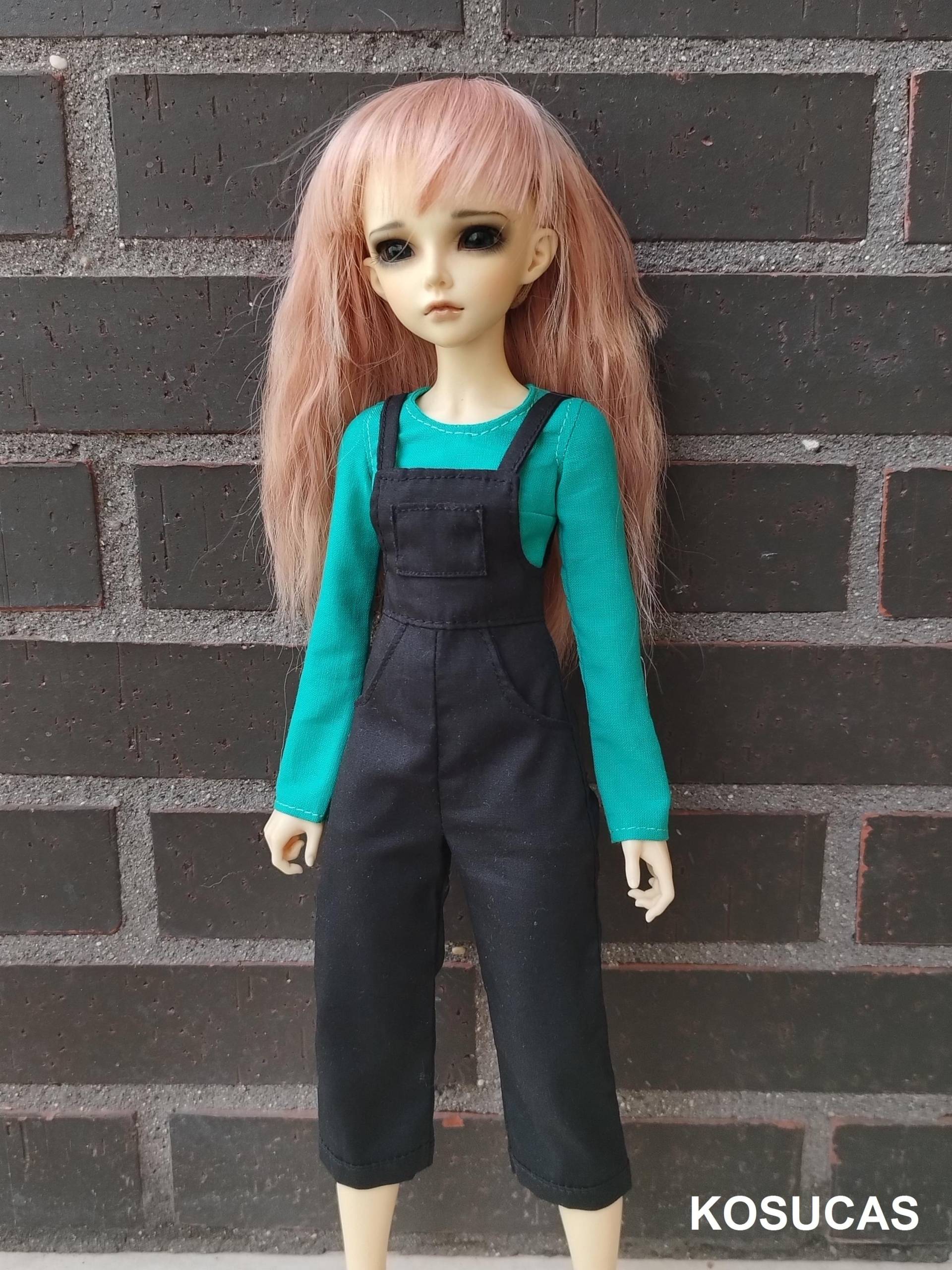 Overall Und T-Shirt Für Minifee Puppen | A-Linie, Kleine Büste von Kosucas