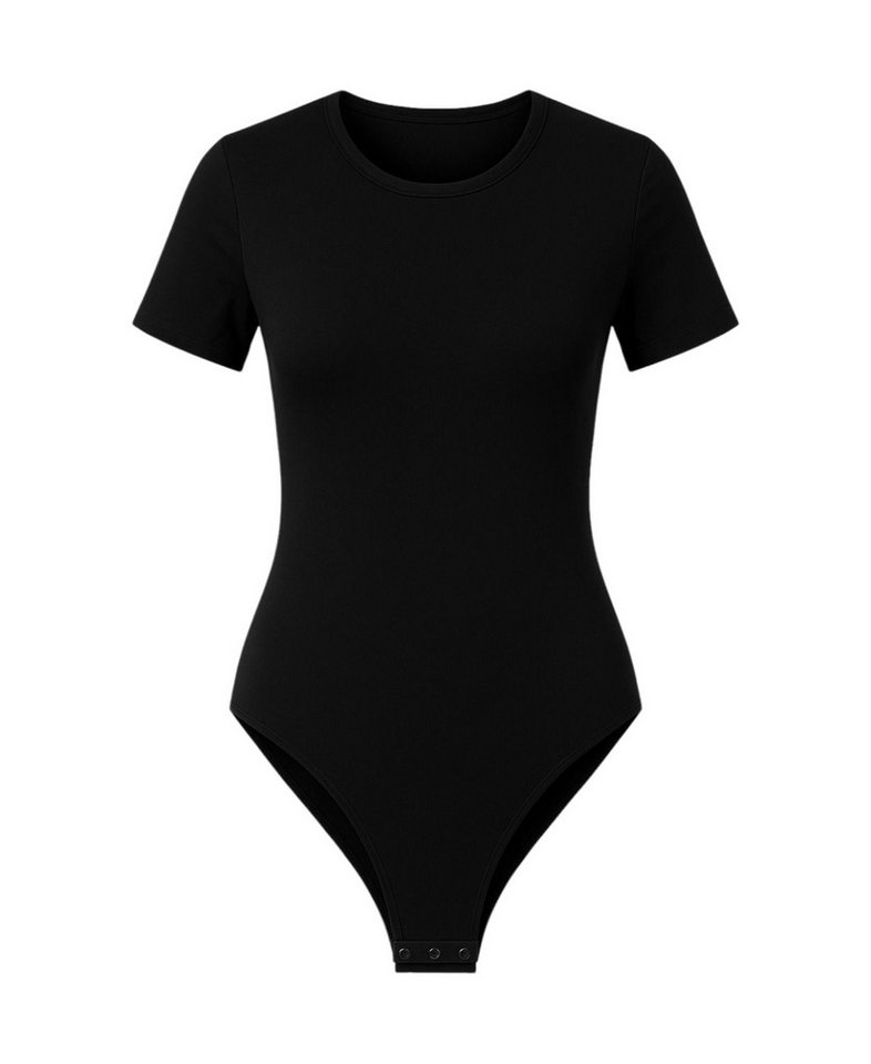 Kota Kurzarmbody 2er Pack Damen Bodysuit mit Rundhalsausschnitt (Packung, 2er Pack) Atmungsaktives Material, elastische Passform von Kota
