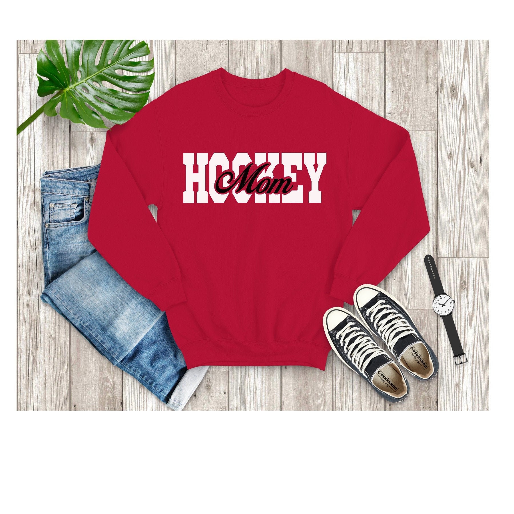 Hockey Mom Sweatshirt Personalisieren Sie Mit Team Farbe, Name Und Nummer Hockey Mom Sweatshirt Personalisieren Sie Mit Team Farbe, Name Und Nummer von KotaCouture