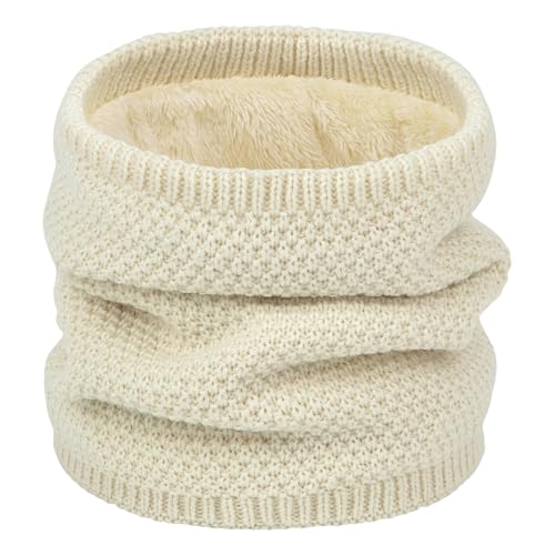 Kotashion Unisex Winterhals Winddicht Warm Verdicktes Futter Modischer Strickschal Geeignet für Männer und Frauen die zum Radfahren Klettern Skifahren Reisen von Kotashion