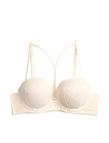 Cotton Extra Padded Bra Lace Bedeckt Bügel Büste Detail BH Damen, Off White (003), 80B von Koton