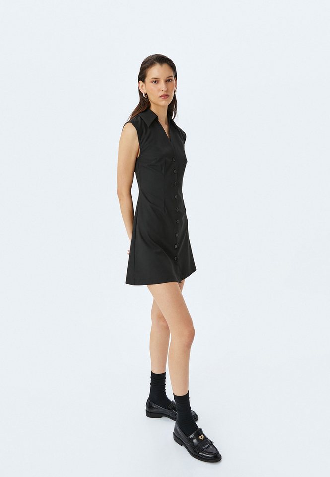 Koton A-Linien-Kleid Mini Länge Button-Down A-Linien-Kleid von Koton