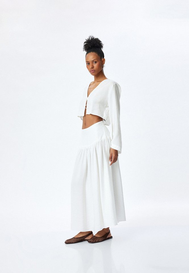 Koton A-Linien-Rock Maxi Länge Mit Schlag(Vollkreis) A-Linien-Rock von Koton