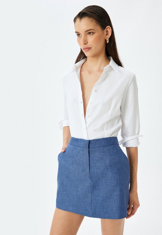 Koton A-Linien-Rock Mini Länge A Form A-Linien-Rock von Koton