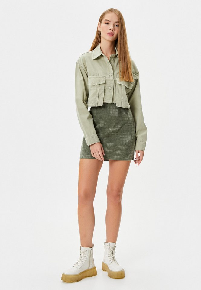 Koton A-Linien-Rock Mini Länge A Form A-Linien-Rock von Koton