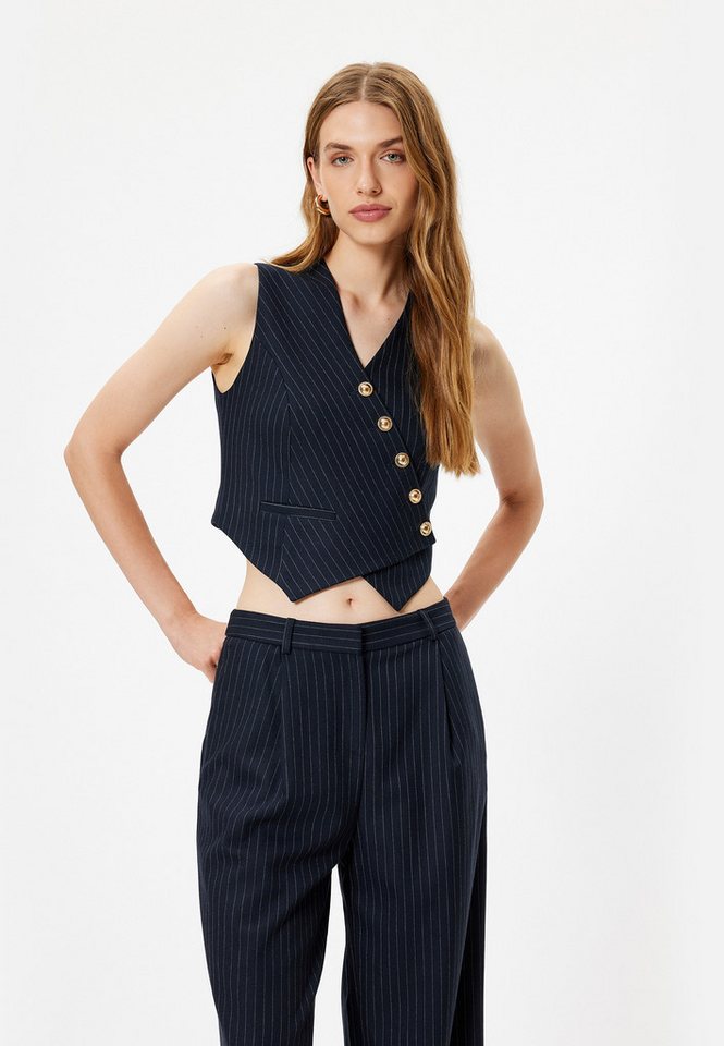 Koton Anzugweste Asymmetrisch Regular Koton Anzugweste Asymmetrisch Regular von Koton