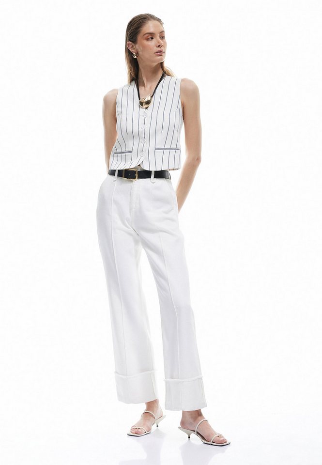 Koton Anzugweste V-Kragen Mit Knöpfen Anzugweste von Koton