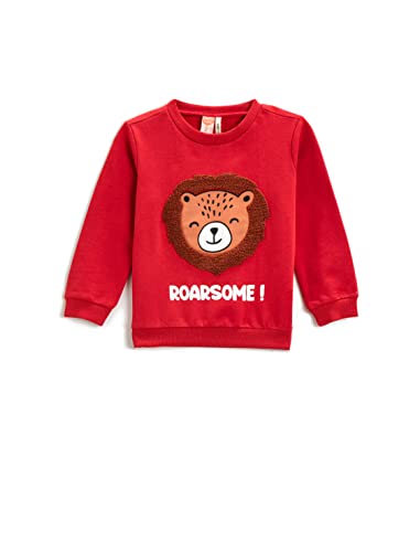 Koton Baby Boy Applique Detail Sweatshirt Crew Neck Cotton von Koton