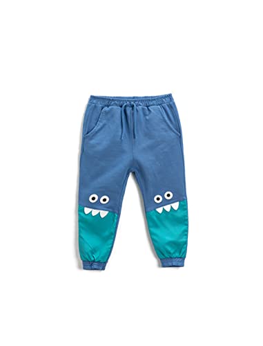 Koton Baby Boy Jogger Sweatpants Monster Themed Knee Applique Detail Pockets von Koton
